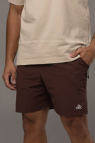 Short Mocha Brown Sport Lifestyle Summer Holiday Padel Tennis Gym Hike Stylish